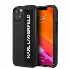 iPhone 13 juoda KARL LAGERFELD nugarėlė KLHCP13MSTKLBK