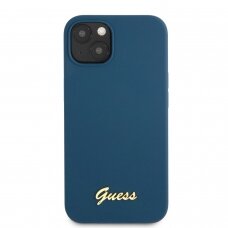 iPhone 13 mėlyna GUESS nugarėlė GUHCP13MLSLMGBL