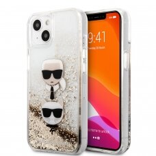 iPhone 13 MINI aukso sp. water KARL LAGERFELD nugarėlė KLHCP13SKICGLD