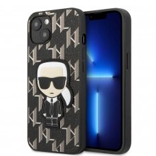 iPhone 13 MINI juoda KARL LAGERFELD nugarėlė KLHCP13SPMNIKBK