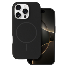 iPhone 13 PRO black SLIM SILICONE MagSafe nugarėlė