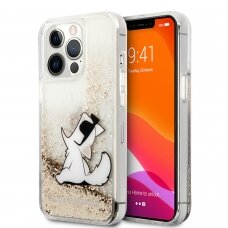 iPhone 13 PRO MAX aukso spalvos water KARL LAGERFELD nugarėlė KLHCP13XGCFD