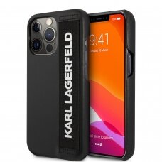 iPhone 13 PRO MAX juoda KARL LAGERFELD nugarėlė KLHCP13XSTKLBK