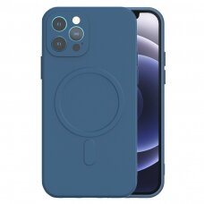 iPhone 13 PRO MAX mėlyna MagSilicone nugarėlė
