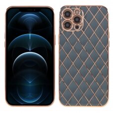 iPhone 13 PRO pilka SULADA RHOMBUS nugarėlė
