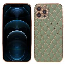 iPhone 13 PRO šviesiai žalia SULADA RHOMBUS nugarėlė