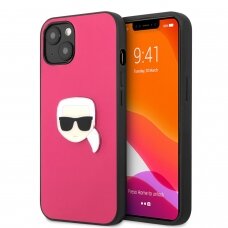 iPhone 13 rožinė KARL LAGERFELD nugarėlė KLHCP13MPKMP