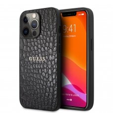 iPhone 13 PRO juoda GUESS nugarėlė GUHCP13LPCRBBK