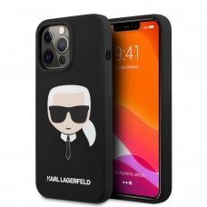 iPhone 13 PRO juoda KARL LAGERFELD nugarėlė KLHCP13LSLKHBK