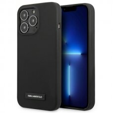 iPhone 13 PRO juoda KARL LAGERFELD nugarėlė KLHCP13LSLMP1K