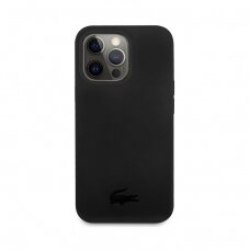 iPhone 13 PRO juoda LACOSTE nugarėlė LCHCP13LSK