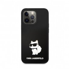 iPhone 13 PRO black Liquid Silicone NFT KARL LAGERFELD nugarėlė