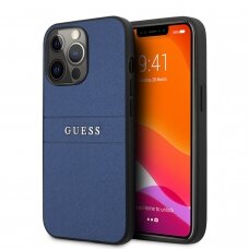 iPhone 13 PRO mėlyna GUESS nugarėlė GUHCP13LPSASBBL