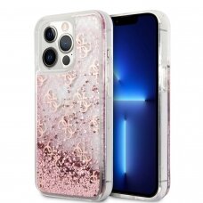 iPhone 13 PRO rožinė water GUESS nugarėlė GUHCP13LLG4GSPG