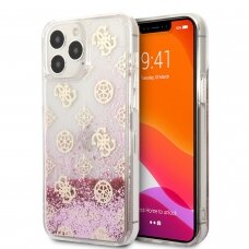iPhone 13 PRO rožinė water GUESS nugarėlė GUHCP13LLGPEPI