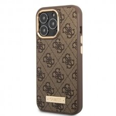 iPhone 13 PRO ruda Magsafe GUESS nugarėlė GUHMP13LU4GPRW