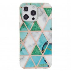 iPhone 13 PRO Tracy nugarėlė Geometric marble green