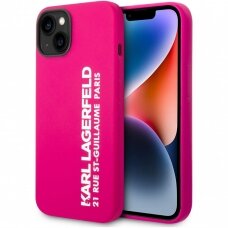 iPhone 14/13 neo rožinė KARL LAGERFELD nugarėlė KLHCP14SSRSGVTF