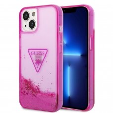 iPhone 14/13 neo rožinė water GUESS nugarėlė GUHCP14SLFCTPF