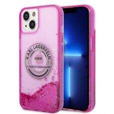 iPhone 14/13 neo rožinė water KARL LAGERFELD nugarėlė KLHCP14SLCRSGRF