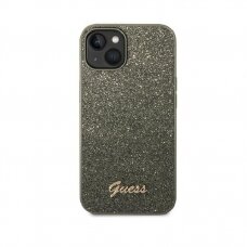 iPhone 14 PLUS žalia glitter GUESS nugarėlė GUHCP14MHGGSHN