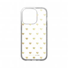 iPhone 14 PRO iDeal Of Sweden Clear MagSafe nugarėlė Golden Hearts