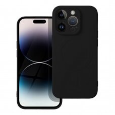 iPhone 14 PRO juoda MagSilicone nugarėlė