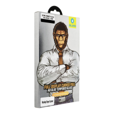 iPhone 14 PRO MAX black pilnas Mr.Monkey 5D PRIVACY MATTE stiklas