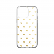 iPhone 14 PRO MAX iDeal Of Sweden Clear MagSafe nugarėlė Golden Hearts