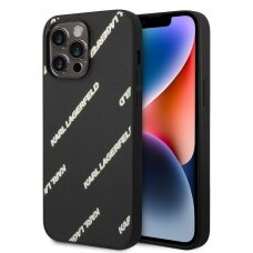 iPhone 14 PRO MAX juoda KARL LAGERFELD nugarėlė KLHCP14XPGMLKFK