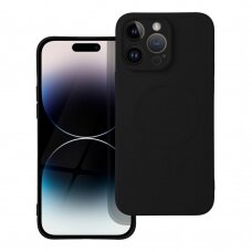 iPhone 14 PRO MAX juoda MagSilicone nugarėlė