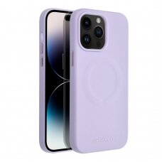 iPhone 14 PRO MAX purple ROAR LEATHER MAG nugarėlė