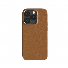 iPhone 14 PRO MAX ruda odinė COMMA LEGEND MAGNETIC nugarėlė