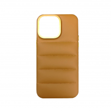iPhone 14 PRO MAX ruda odinė COMMA ROYAL nugarėlė