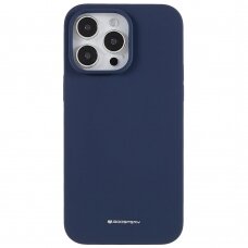 iPhone 14 PRO navy MERCURY SILICONE nugarėlė