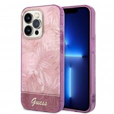 iPhone 14 PRO violetinė GUESS nugarėlė GUHCP14LHGJGHP