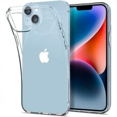 iPhone 14 skaidri SPIGEN LIQUID CRYSTAL nugarėlė