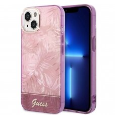 iPhone 14/13 violetinė GUESS nugarėlė GUHCP14SHGJGHP