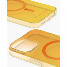 iPhone 14/13 iDeal Of Sweden Clear MagSafe nugarėlė Orange Spritz