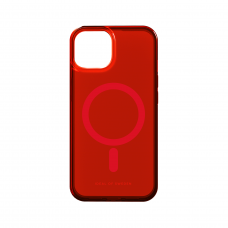 iPhone 14/13 iDeal Of Sweden Clear MagSafe nugarėlė Radiant Red