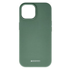 iPhone 15 green MERCURY SILICONE nugarėlė