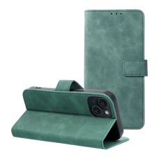 iPhone 15 green VELVET dėklas
