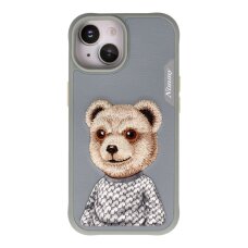iPhone 15 grey NIMMY Teddy nugarėlė
