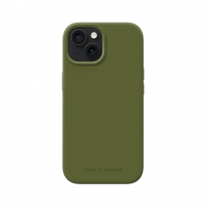 iPhone 13 / 14 / 15 iDeal Of Sweden nugarėlė MagSafe Silicone Khaki