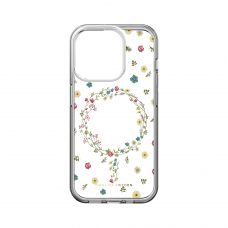 iPhone 15 PRO iDeal Of Sweden Clear MagSafe nugarėlė Petite Floral