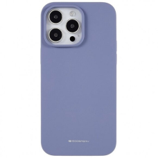 iPhone 15 PRO MAX grey blue MERCURY SILICONE nugarėlė