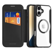 iPhone 16 black DUX DUCIS Mag Skin X PRO dėklas