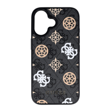 iPhone 16 black Magsafe Peony GUESS nugarėlė