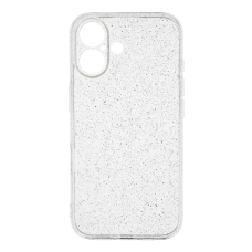 iPhone 16 clear Crystal Glitter nugarėlė