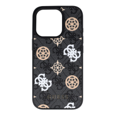iPhone 16 PRO black Magsafe Peony GUESS nugarėlė
